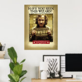 Affiche de recherche de Sirius Black (Bureau à domicile)