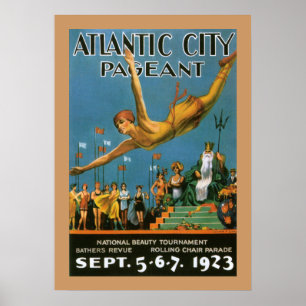 Affiche de reconstitution historique d'Atlantic