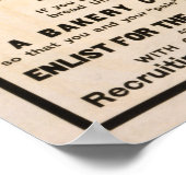 Affiche de recrutement américaine de la Première G (Coin)