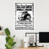 Affiche de recrutement de la guerre civile, noir (Bureau à domicile)