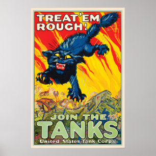 Affiche de recrutement de la Première Guerre mondi