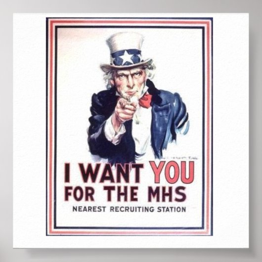 Affiche de recrutement de l'armée (Devant)