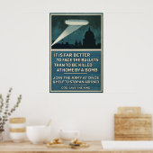 Affiche de recrutement de l'armée britannique de l (Cuisine)