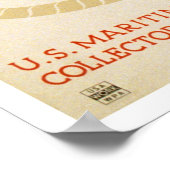 Affiche de recrutement du service maritime - APM (Coin)