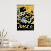 Affiche de recrutement en Inde de la Seconde Guerr (Cuisine)