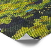 Affiche de reflets de couleurs d'automne magnifiqu (Coin)