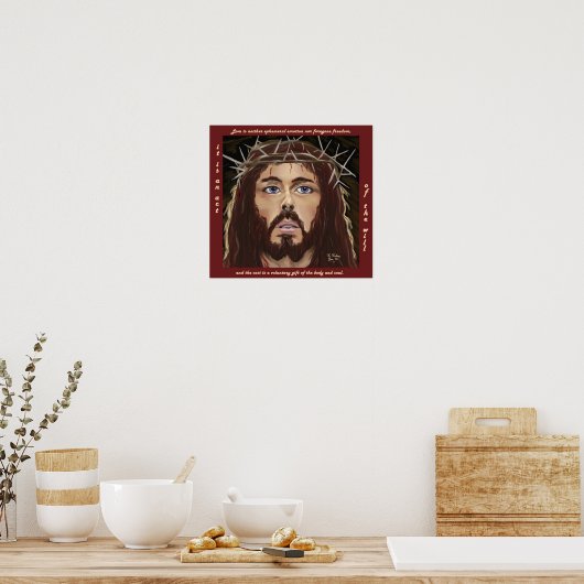 Affiche de réflexion de Lenten (Cuisine)