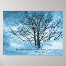 Affiche de réflexion sur l'arbre