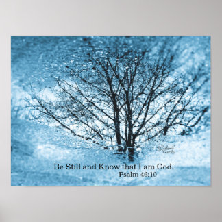 Affiche de réflexion sur l'arbre