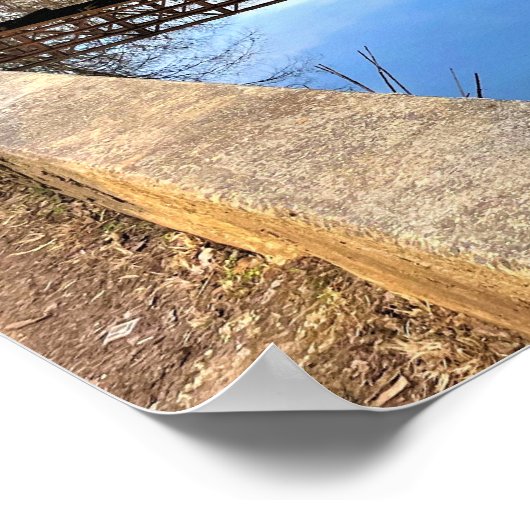 Affiche de réflexion sur le pont (Coin)