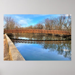 Affiche de réflexion sur le pont