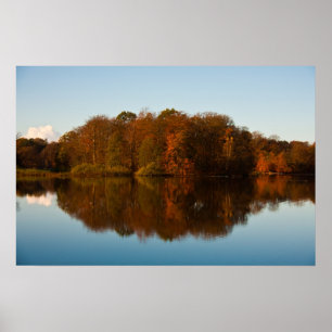 Affiche de réflexions de lac autumn