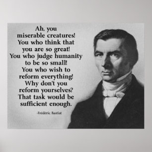 Affiche de réforme de Frederic Bastiat