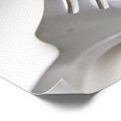 Affiche de réglage blanc (Coin)