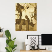 AFFICHE DE REINE DE RODÉO (Bureau à domicile)