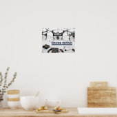 Affiche de réparation de drone (Cuisine)