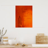 Affiche de repas sans vin (Cuisine)