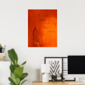 Affiche de repas sans vin (Bureau à domicile)
