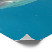Affiche de requin nageant sous l'eau (Coin)