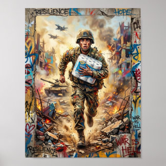 Affiche de Résilience et d'Espoir au Milieu des Ru