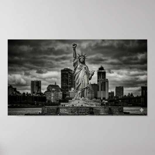 Affiche de Résistance de la Statue de la Liberté (Devant)