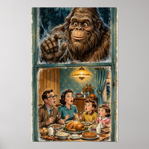 Affiche de resquilleur de Thanksgiving