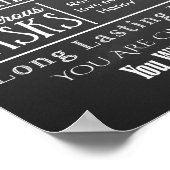 Affiche de retraite personnalisée Imprimer les feu (Coin)