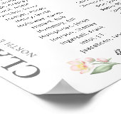 Affiche de réunion de classe à la mémoire de jusqu (Coin)