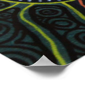 Affiche de rêve de tortue (Coin)