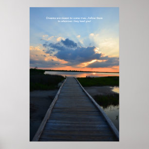 Affiche de rêve inspirante