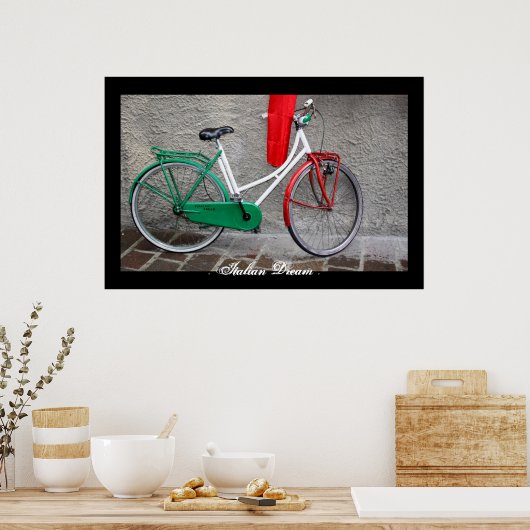 Affiche de rêve italienne (Cuisine)
