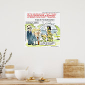 Affiche de Rick London Funny Planet Trump (Cuisine)