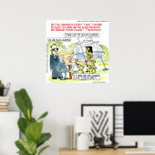Affiche de Rick London Funny Planet Trump (Bureau à domicile)