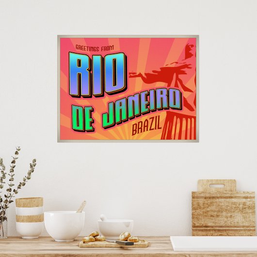Affiche de RIO de JANEIRO (Cuisine)