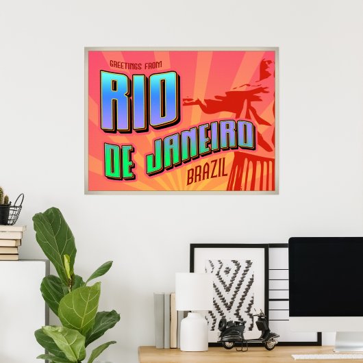 Affiche de RIO de JANEIRO (Bureau à domicile)