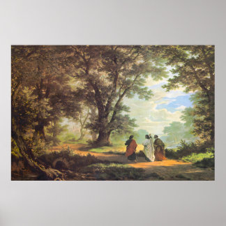 Affiche de Robert Zund Route d'Emmaüs
