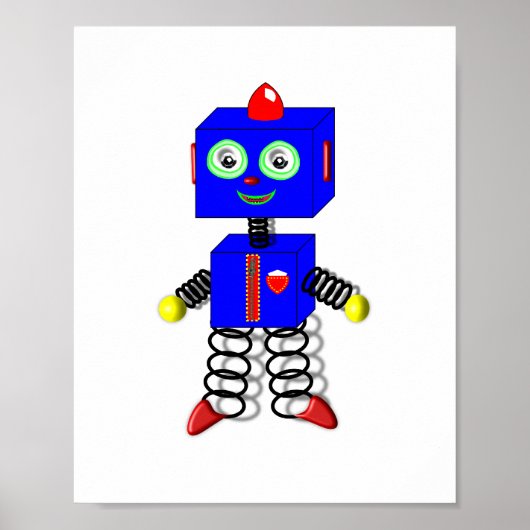 Affiche de robot décoration chambre de garçons mig (Devant)