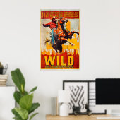 Affiche de Rodéo Wild West 101 Ranch, Texas - Vint (Bureau à domicile)