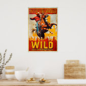 Affiche de Rodéo Wild West 101 Ranch, Texas - Vint (Cuisine)
