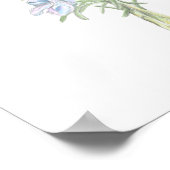Affiche de romarin en fleurs (Coin)