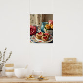 Affiche de roses vintage (Cuisine)