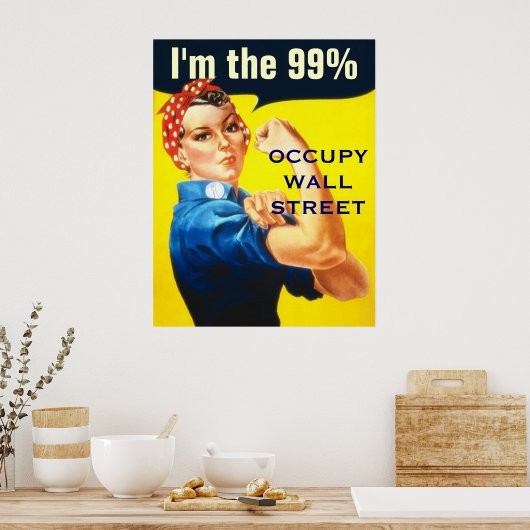 Affiche de Rosie the Riveter OWS (Cuisine)