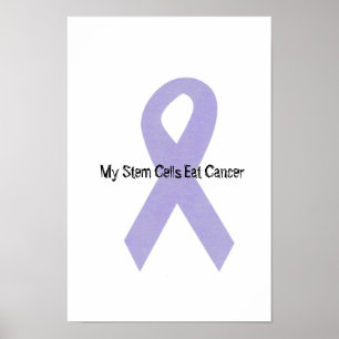 Affiche de ruban de soutien de Cancer