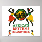 Affiche de rythmes africains modernes et d'ambianc (Devant)