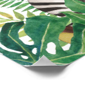 Affiche de Safari Dans La Jungle Bébé Zèbre (Coin)