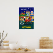 Affiche de Saigon, Vietnam (Cuisine)
