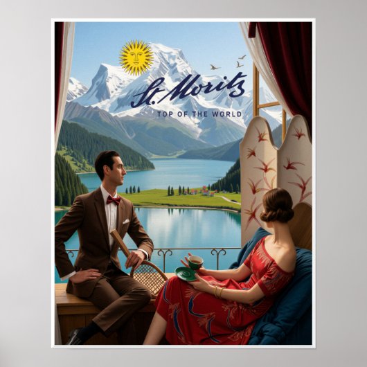 Affiche de Saint-Moritz (Devant)