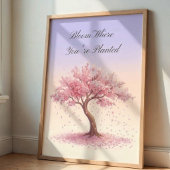 Affiche de Sakura de Cerisier Fleurissant Inspiran