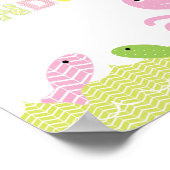 Affiche de salle de bain pour fille se laver les m (Coin)