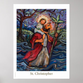 Affiche de salle de classe St. Christopher